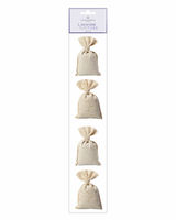 4 er Set Lavendelsäckchen beige