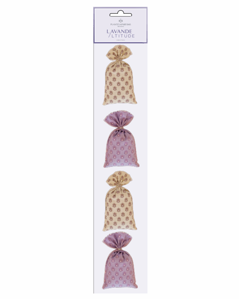 4er Set Lavendelsäckchen (4x18g=72g) - Plantes & Parfums