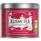 Bio Schwarzer Tee Quatre fruits rouges 100 g Metalldose / DE-ÖKO-006