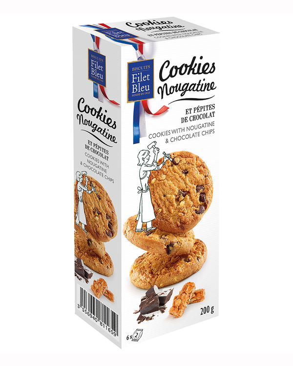 Cookies mit Krokant & Schokostückchen 200 g