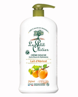 Duschcreme mit Spender Aprikosenmilch 750 ml