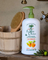 Duschcreme mit Spender Aprikosenmilch 750 ml