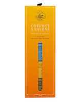 Geschenkbox mit 5 verschiedenen Gäste-Seifen à 60 g