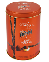 Schokotrüffel Cointreau in Metallbox 500 g