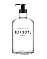 Pumpflasche aus Glas ohne Inhalt