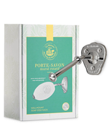 Nostalgischer Wand-Seifenhalter Edelstahl -ohne Seifenei-