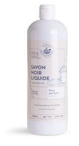 Schwarze Seife flüssig ohne Duft 1 Liter