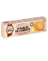 Biscuiterie de l'Abbaye Sablés de l'Abbaye Butterkekse 125 g französisches Mürbegebäck mit Isigny Butter AOP aus der Normandie