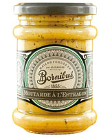 Bornibus Moutarde mit Estragon aromatischer französischer Senf im Glas Feinkostspezialität von Maison Bornibus 1855