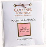 Collines de Provence Duftbeutel Alte Rose für Schrank, Schublade oder Wohnraum mit elegantem, klassischem Rosenduft.