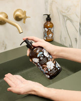 collines flüssigseife baumwoll duft über waschbecken