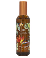 Raumspray von collines mit der duftnote Fleur de Paradis in braunem Glasflakon