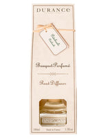 Durance Raumduft Diffuser Patchouli 100ml in cremefarbener Verpackung mit dekorativem Duftetikett