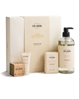 Geschenkset mit Flüssigseife, Handseife und Handcreme in Geschenkverpackung von Fer à Cheval