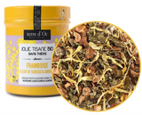 Bio Kräutertee mit Himbeere, Holunderblüten & Mandel in Glasdose 60 g / DE-ÖKO-006