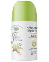 Le Petit Olivier Deodorant mit Sheabutter als Roll-on.