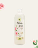 Rampal Latour Shampoo und Duschgel mit Rosenblütenwasser und Rosenmotiven