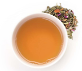 Bio Kräutertee mit Pfirsich, Eisenkraut & Blutorange in Glasdose 65 g / DE-ÖKO-006