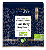 Bio Schwarzer Tee "Earl Grey" Bergamotte Metalldose 80 g / DE-ÖKO-006