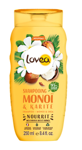 Shampoo für trockenes & geschädigtes Haar Monoi & Shea 250 ml - Lovea