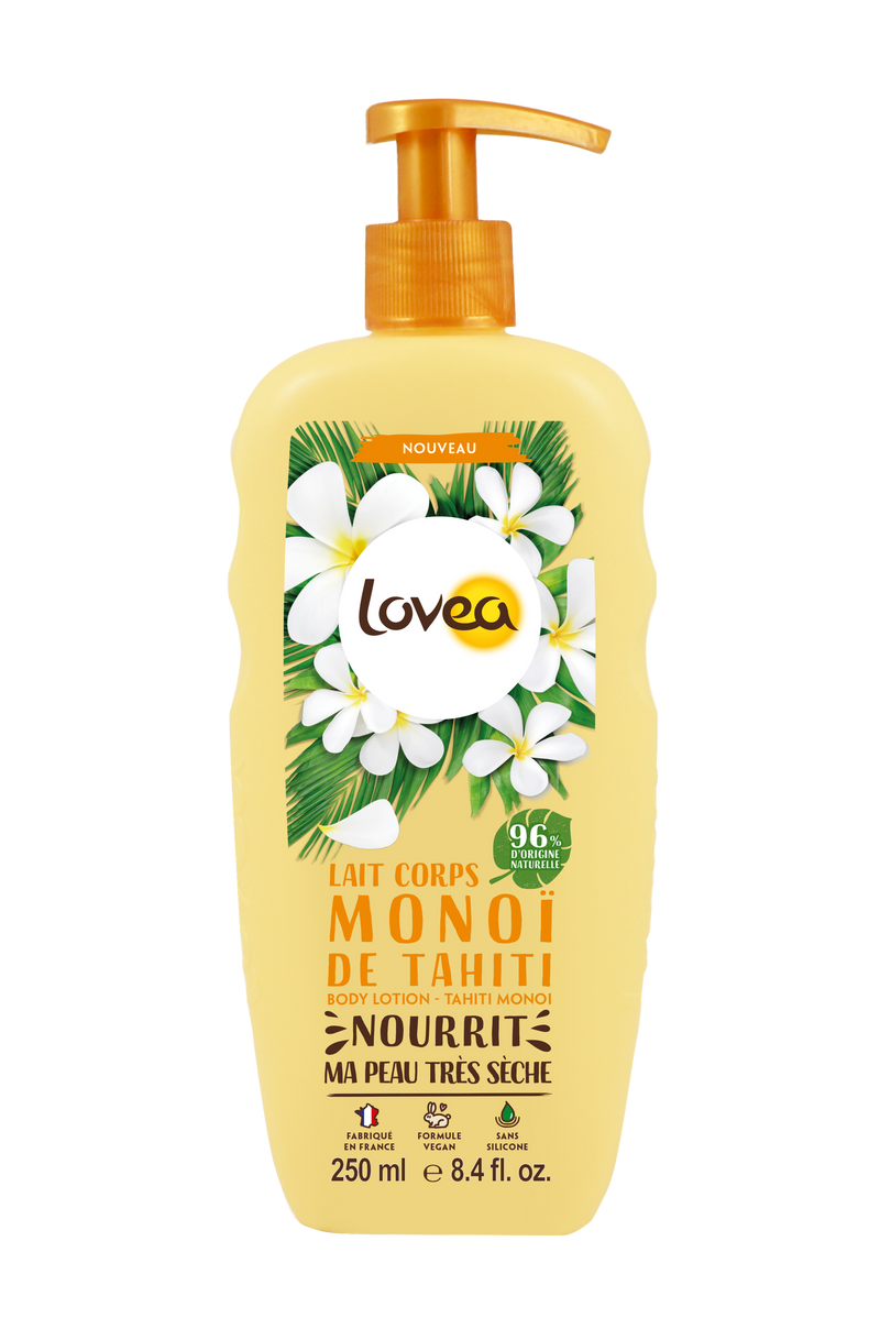 Bodylotion Monoi für sehr trockene Haut 250 ml - Lovea
