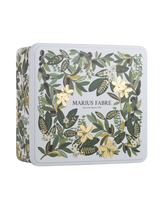 Leere Metallbox Blume Gold "groß" 23 x 22 x 8,5 cm