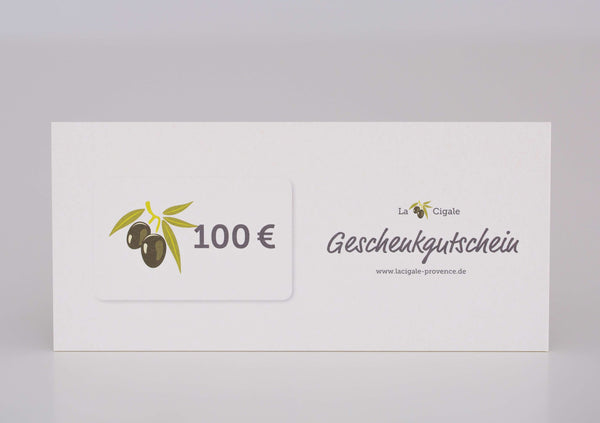 Geschenkgutschein EUR 100,-