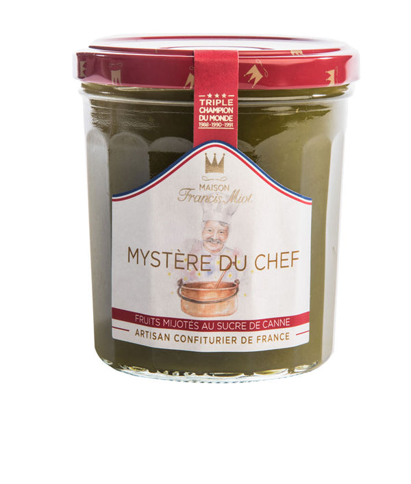 Fruchtaufstrich 'Mystère du Chef' mit Aprikose, Mango, Pfirsich & Passionsfrucht 340 g