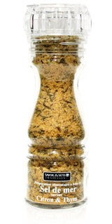 Meersalz mit Zitrone & Thymian in Salzmühle 160 g