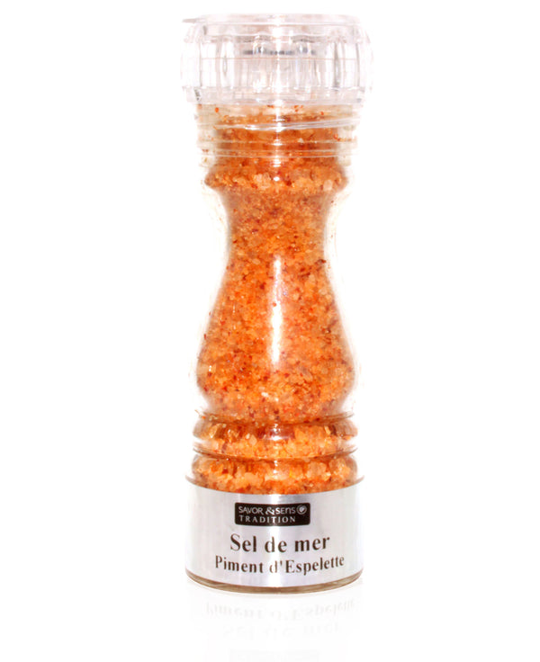 Meersalz mit Piment d'Espelette in Salzmühle 145 g