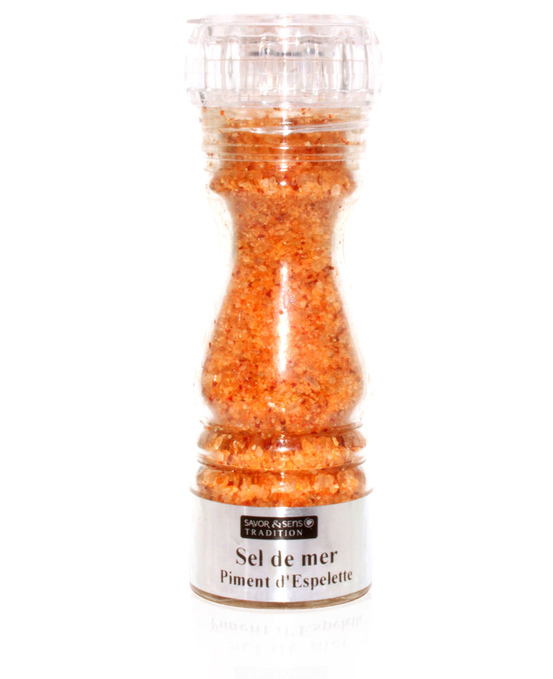 Meersalz mit Piment d'Espelette in Salzmühle 145 g