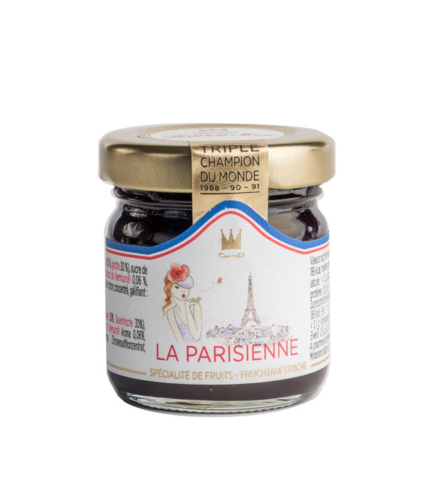 Fruchtaufstrich 'La Parisienne' mit Erdbeere, Sauerkirsche & Mohnblumenaroma 45 g