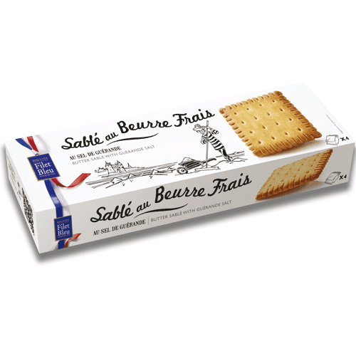 Bretonische Buttersandkekse mit Salz aus Guérande 130 g