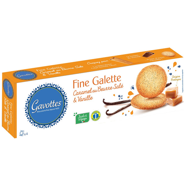 Dünne Galette mit gesalzener Butter & Vanille 120 g