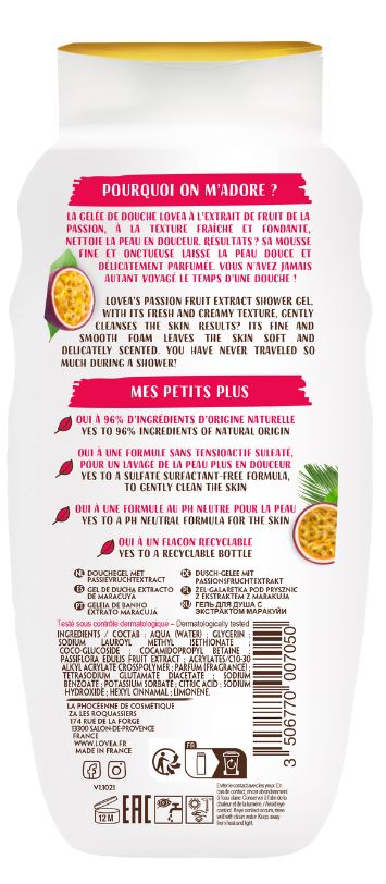 Duschgel Passionsfrucht 400 ml