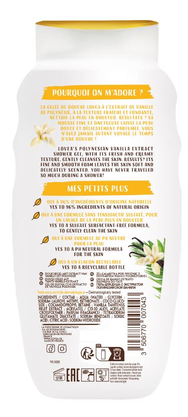 Duschgel Vanille 400 ml