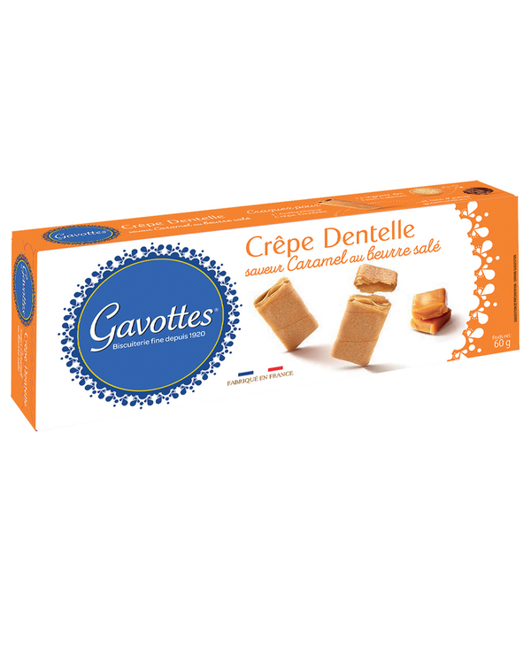 Waffelröllchen mit Karamell & gesalzener Butter 60 g