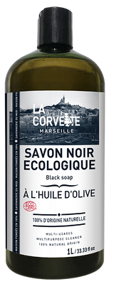 Schwarze flüssige Seife Allzweckreiniger 'Olive' 1 Liter