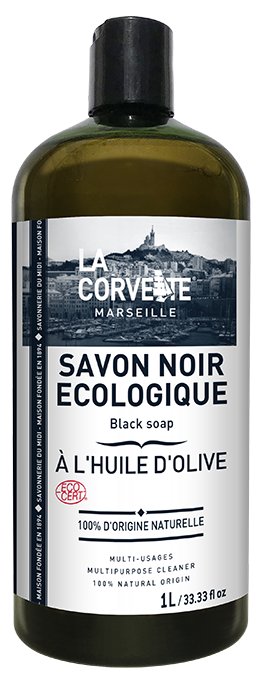 Schwarze flüssige Seife Allzweckreiniger 'Olive' 1 Liter