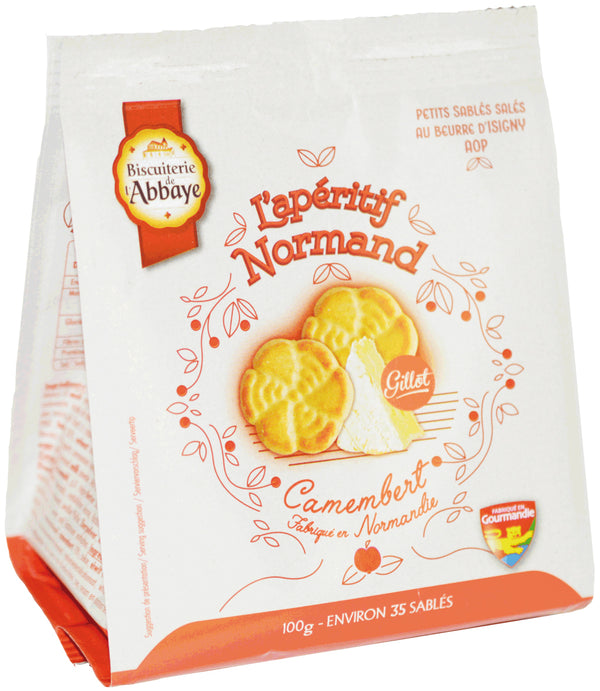 Herzhaftes Sandgebäck mit Camembert de Normandie AOP Gillot 100 g