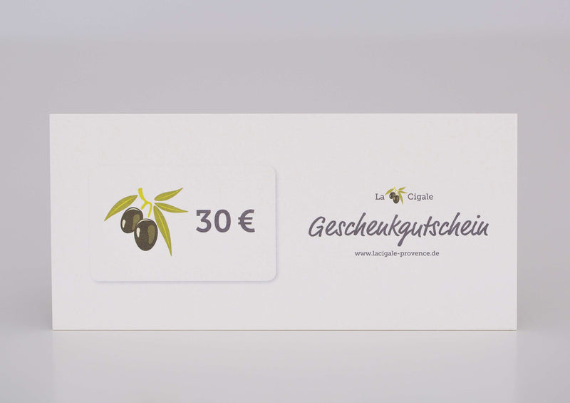 Geschenkgutschein EUR 30,-