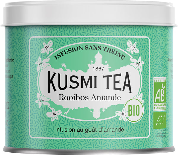Bio Teemischung Rooibos Amande 100 g Metalldose / DE-ÖKO-006