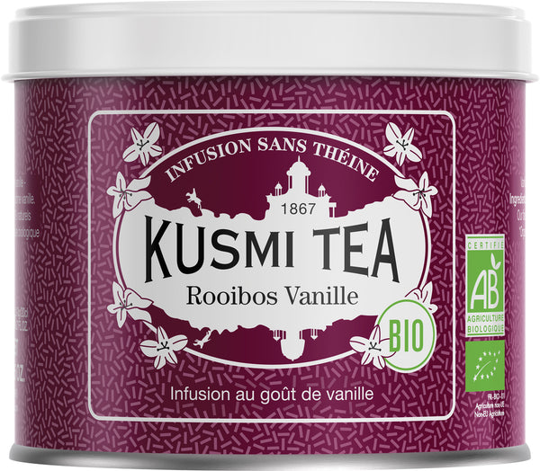 Bio Teemischung Rooibos Vanille 100 g Metalldose / DE-ÖKO-006