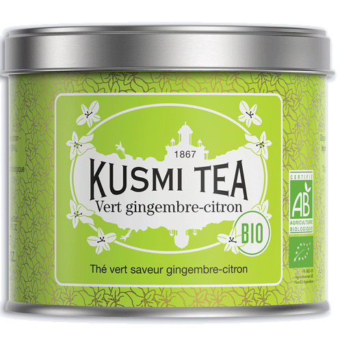 Bio Grüner Tee Ingwer-Zitrone 100 g Metalldose / DE-ÖKO-006