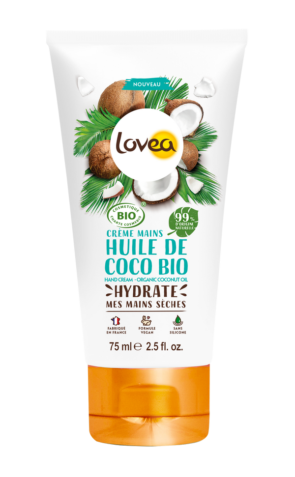Handcreme mit Kokosöl für trockene Haut 75 ml