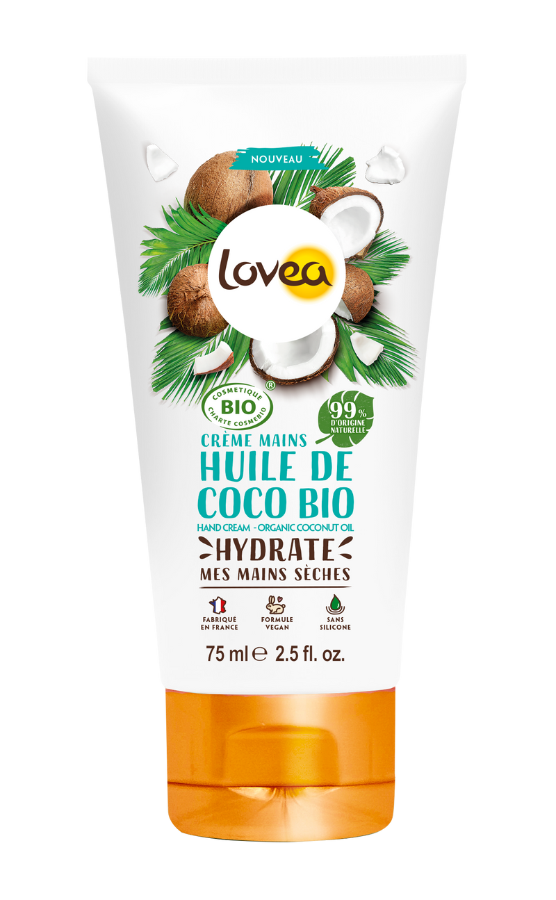 Handcreme mit Kokosöl für trockene Haut 75 ml