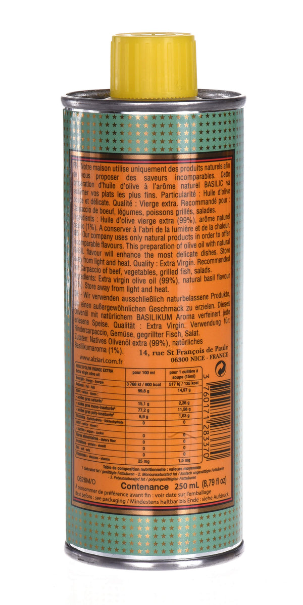 Olivenöl mit Basilikum 250 ml