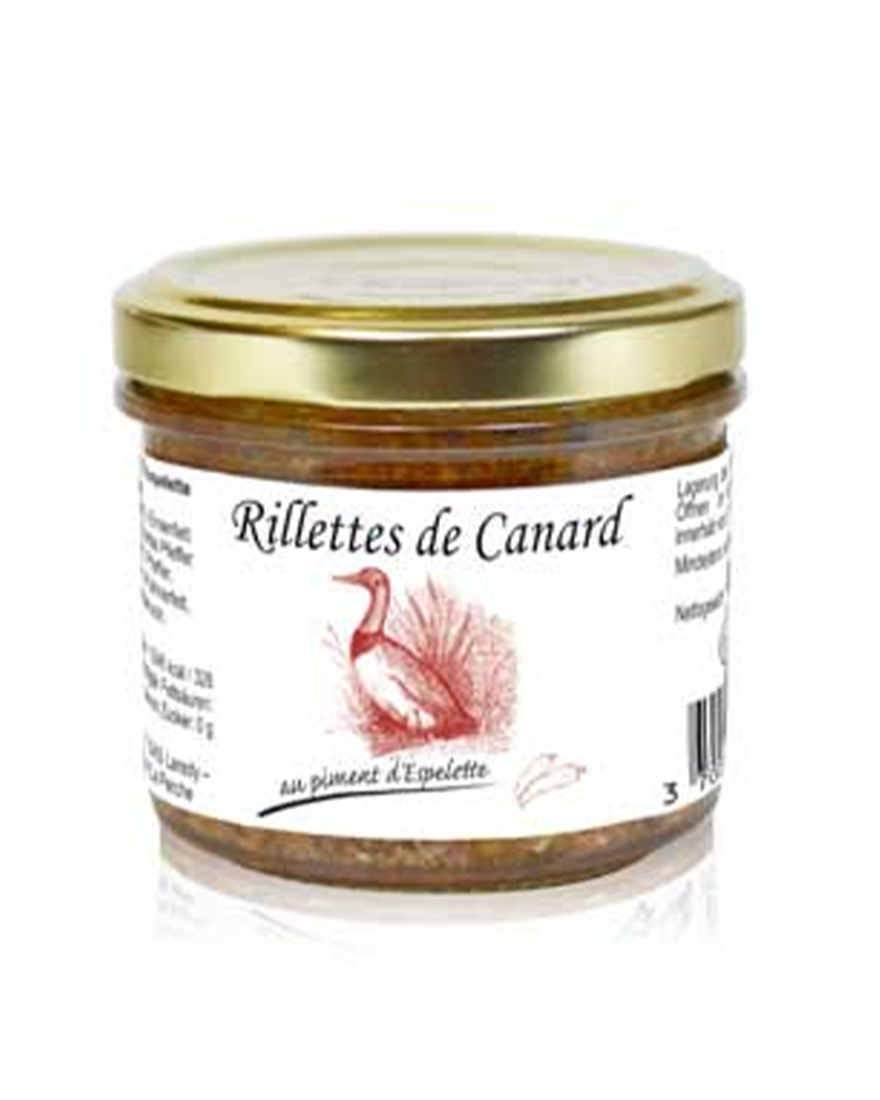 Enten-Rillettes mit Piment d'Espelette 90 g
