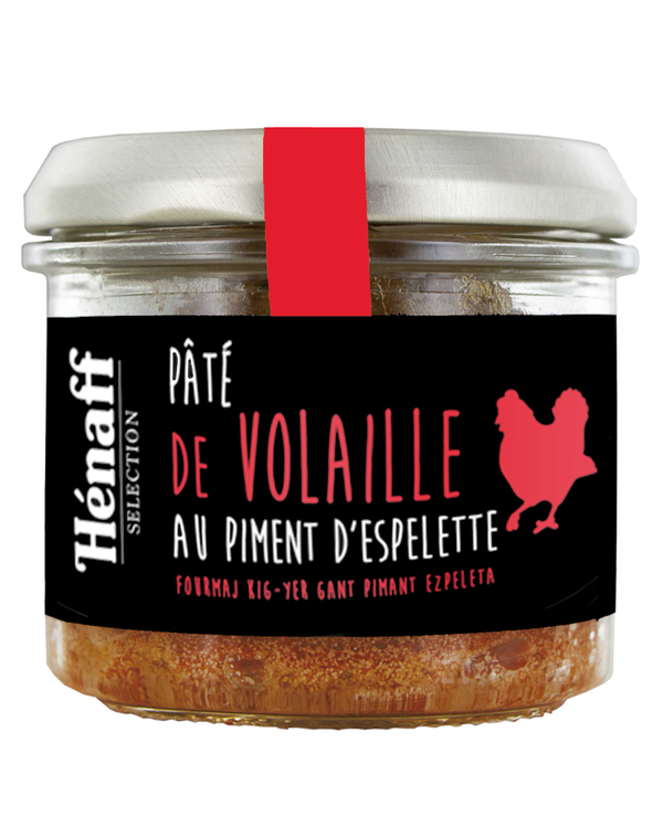 Pastete Geflügel mit Piment d'Espelette 90 g