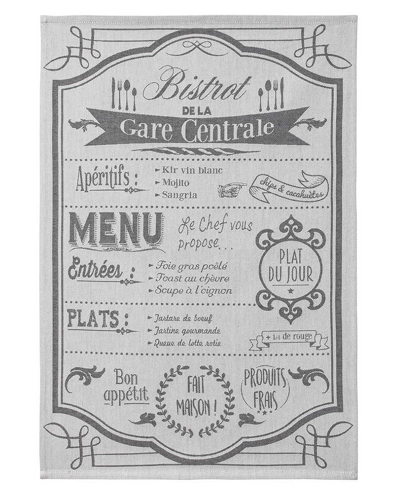 Geschirrtuch Jacquard Au Menu